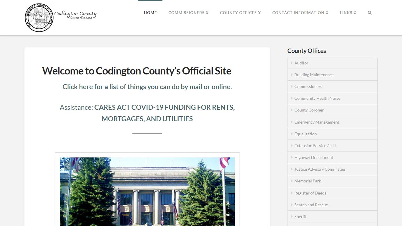 Codington County South Dakota | Local government website for Codington ...